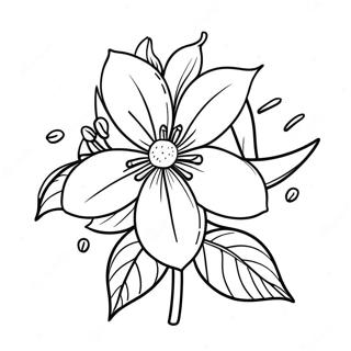 Orange Blossom Coloring Page 38736-32195