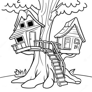 Magic Treehouses Coloring Page 38746-32202