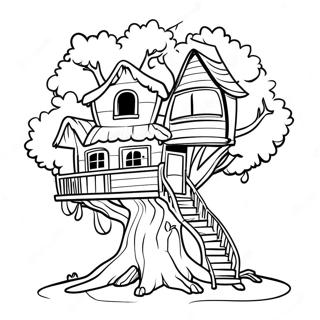 Magic Treehouses Coloring Page 38746-32203