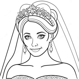 Bride Coloring Page 38756-32214