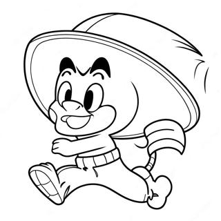 Speedy Gonzales Coloring Page 38766-32219