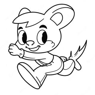 Speedy Gonzales Running Fast Coloring Page 38767-32221