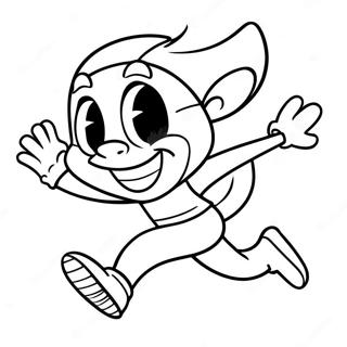 Speedy Gonzales Running Fast Coloring Page 38767-32224