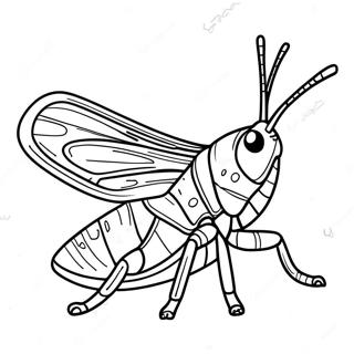 Grasshopper Coloring Page 38796-32246