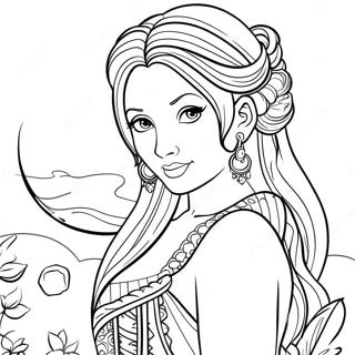 Daki Coloring Page 38806-32250