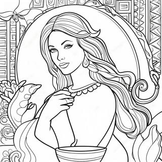 Daki Coloring Page 38806-32251