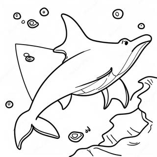 Hammerhead Shark Coloring Page 3880-3138