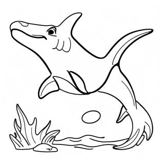 Hammerhead Shark Coloring Page 3880-3139