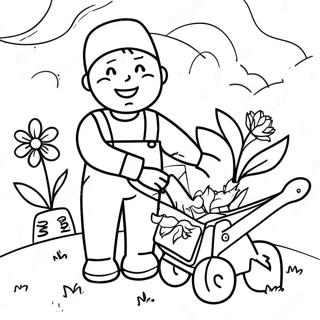 Gardening Coloring Page 38826-32267