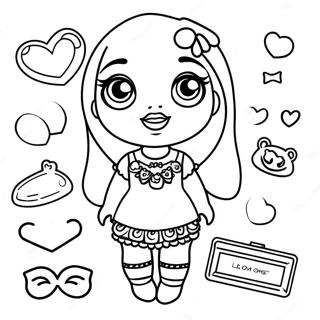 Lol Omg Doll Fashion Coloring Page 38837-32271