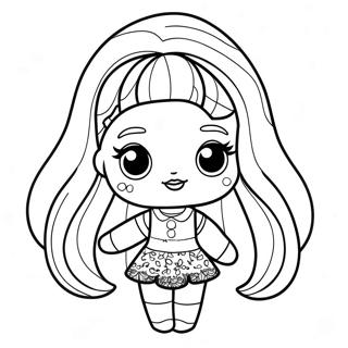 Lol Omg Doll Fashion Coloring Page 38837-32272