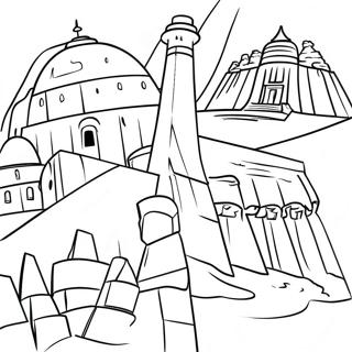 7 Wonders Of The World Coloring Page 38856-32284