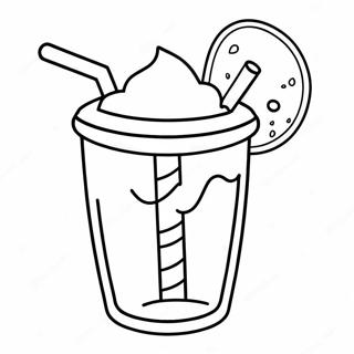 Slushie Coloring Pages