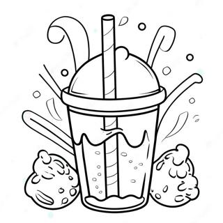 Slushie Coloring Pages