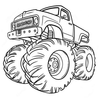 Max D Monster Truck Coloring Page 38877-32314