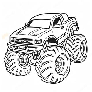 Max D Monster Truck Coloring Page 38877-32315