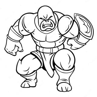 Juggernaut In Action Coloring Page 38887-32306