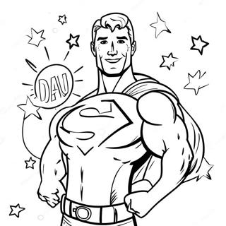 Happy Father S Day Superhero Coloring Page 38917-32330