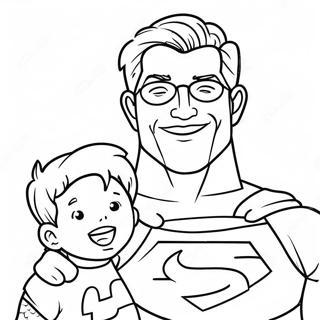 Happy Father S Day Superhero Coloring Page 38917-32331