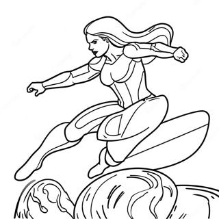 Fantastic Four Coloring Pages