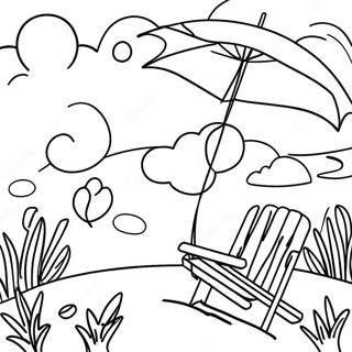 Goodbye Summer Coloring Pages