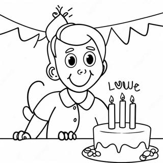 Happy Birthday Auntie Coloring Page 38956-32364