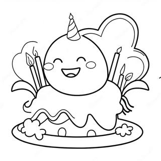 Cute Happy Birthday Auntie Coloring Page 38957-32365