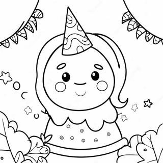 Cute Happy Birthday Auntie Coloring Page 38957-32367