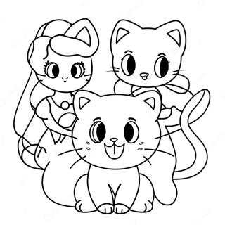 Tokyo Mew Mew Coloring Pages