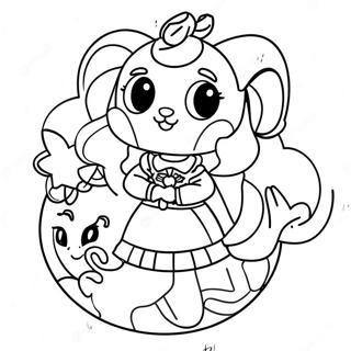 Mew Mew Power Girls Coloring Page 38977-32378