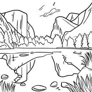 Yosemite National Park Coloring Page 38986-32384