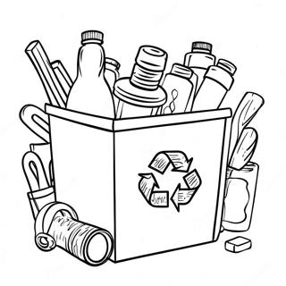 Reduce Reuse Recycle Coloring Page 38996-32394