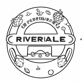 Riverdale Logo Coloring Page 39006-32400