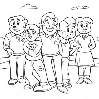 Archie And Friends Coloring Page 39007-32401