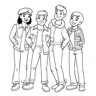 Archie And Friends Coloring Page 39007-32402