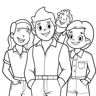 Archie And Friends Coloring Page 39007-32403