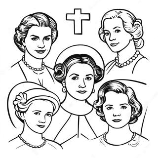 Women S History Month Coloring Page 3900-3155