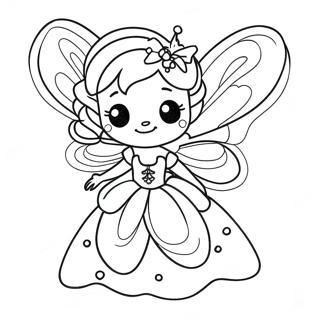 Christmas Fairy Coloring Page 39016-32411