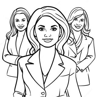 Empowering Women Leaders Coloring Page 3901-3157