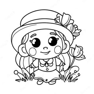 Girl Leprechaun Coloring Page 39026-32420