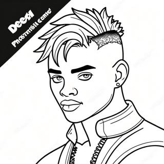 Xxxtentacion Coloring Page 39097-32472