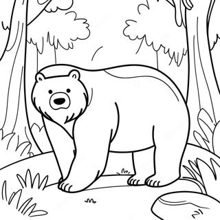 Brown Bear Coloring Page 3910-3163