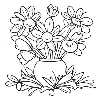 Spring Break Coloring Pages