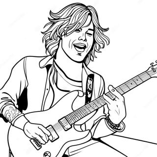 Rock N Roll Coloring Pages