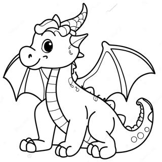 Christmas Dragon Coloring Page 39157-32506