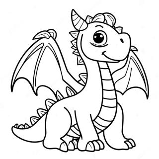 Christmas Dragon Coloring Page 39157-32508