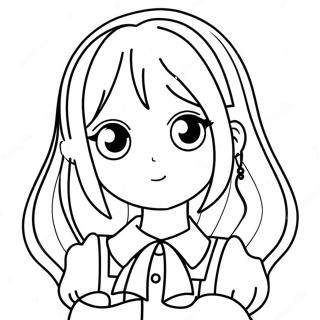 Anime Girl Coloring Pages