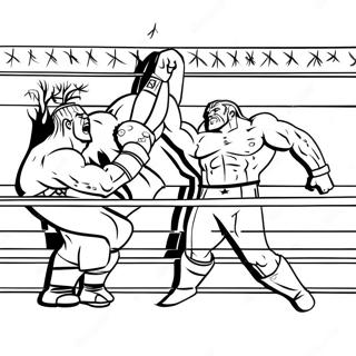 Wwe Championship Match Coloring Page 39218-32570