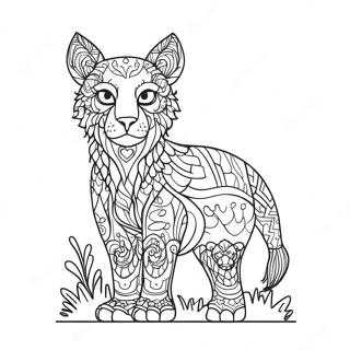 Colorful Pixel Art Animals Coloring Page 3921-3176