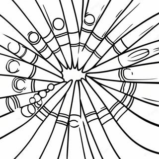 Crayons Coloring Pages